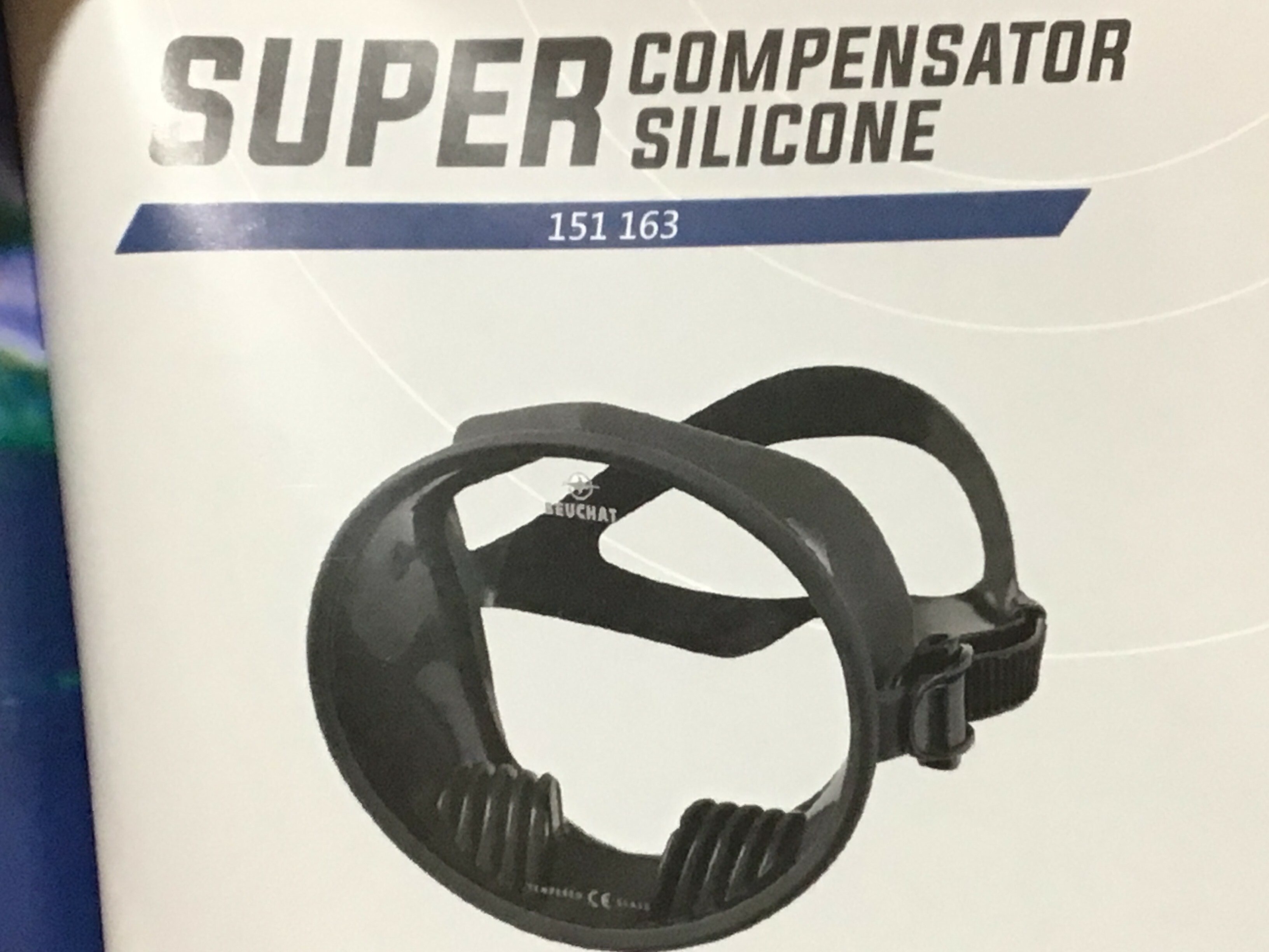 BEUCHAT 海女面鏡super compensator SILICONE