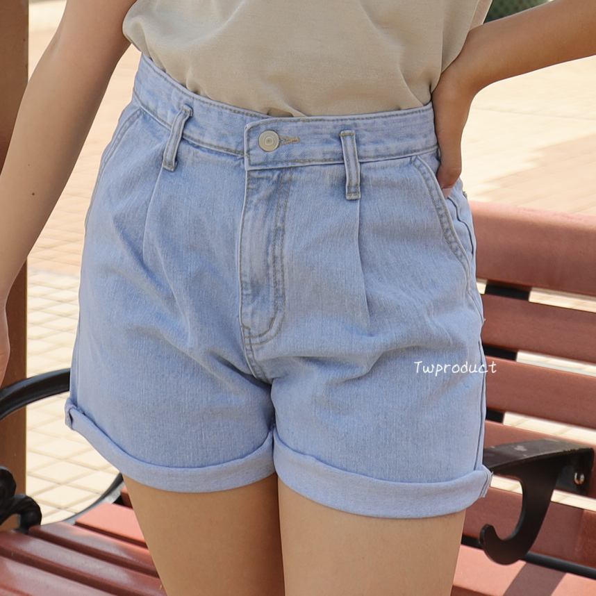 ✨ ||SR41|| 中腰淺牛可摺短牛仔褲