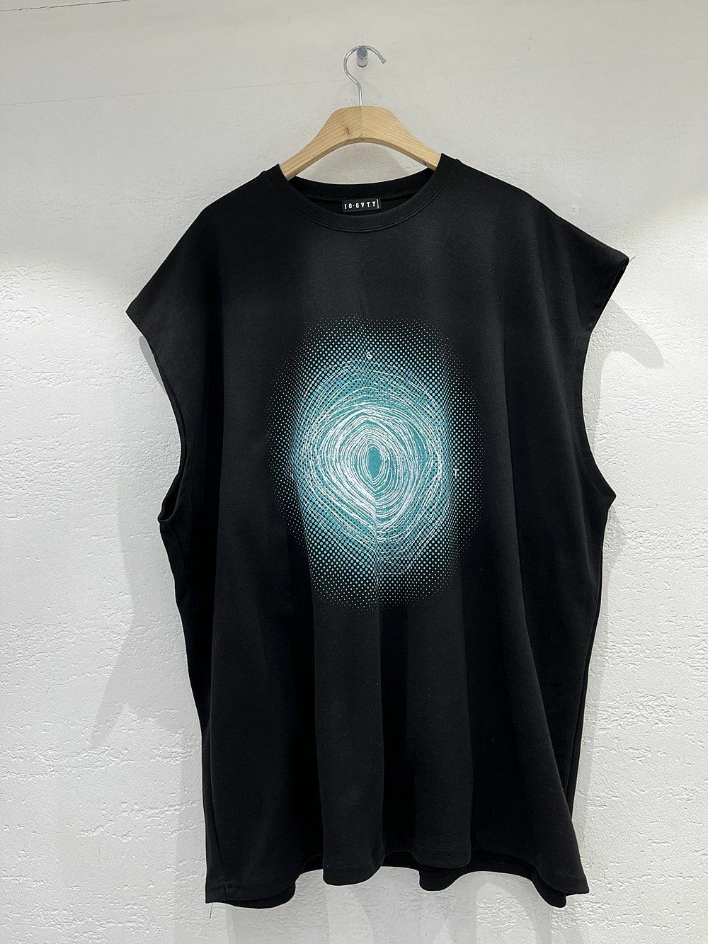 OverSize圓圈圖案背心 10.GVTY-008V