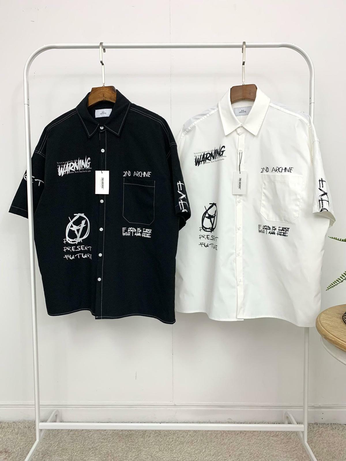 英文字短袖恤衫 2nd ARCHIVE-005S