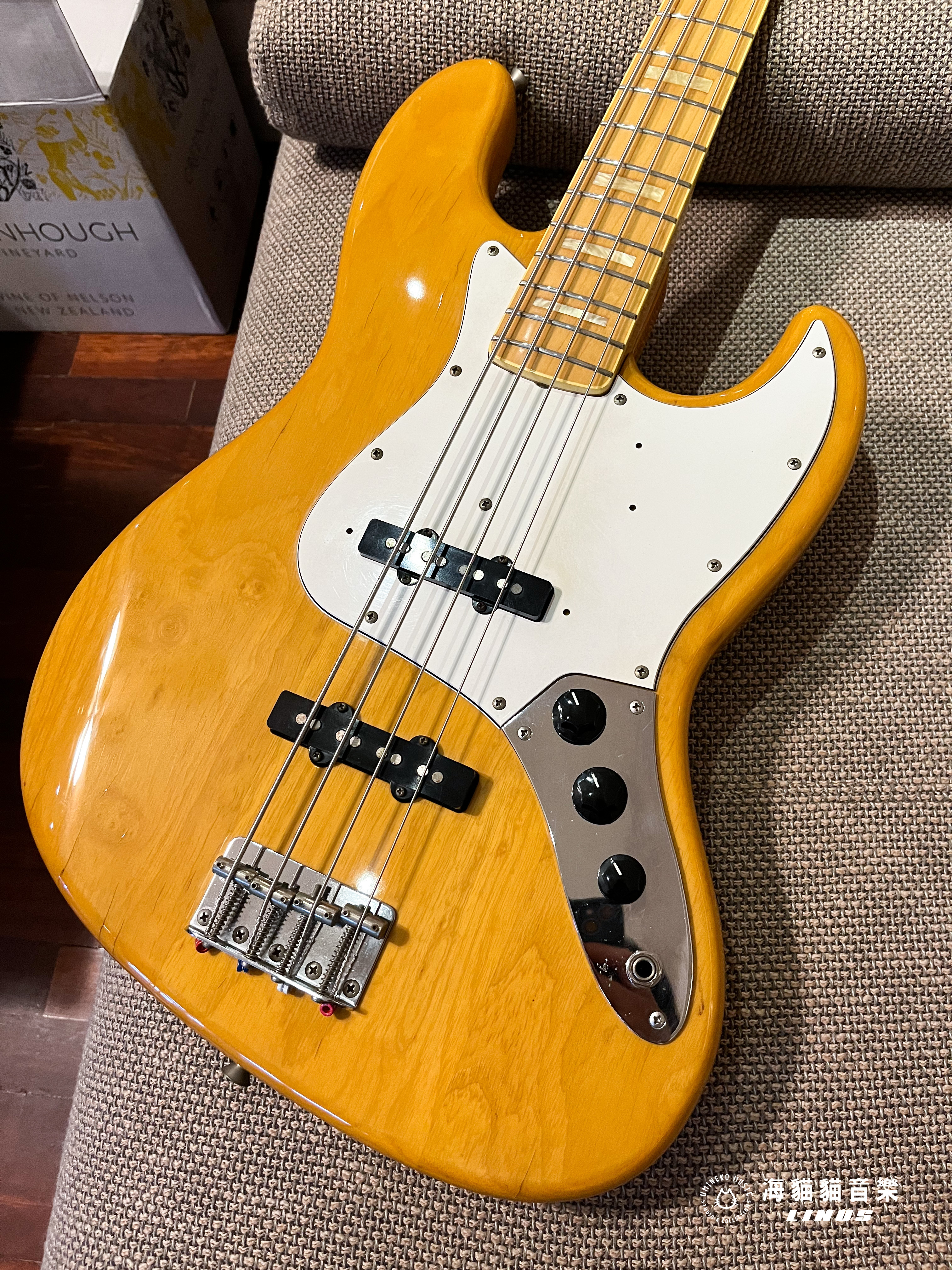 黃金日廠》Fender Japan JB75 Jazz Bass Natural 1986-87