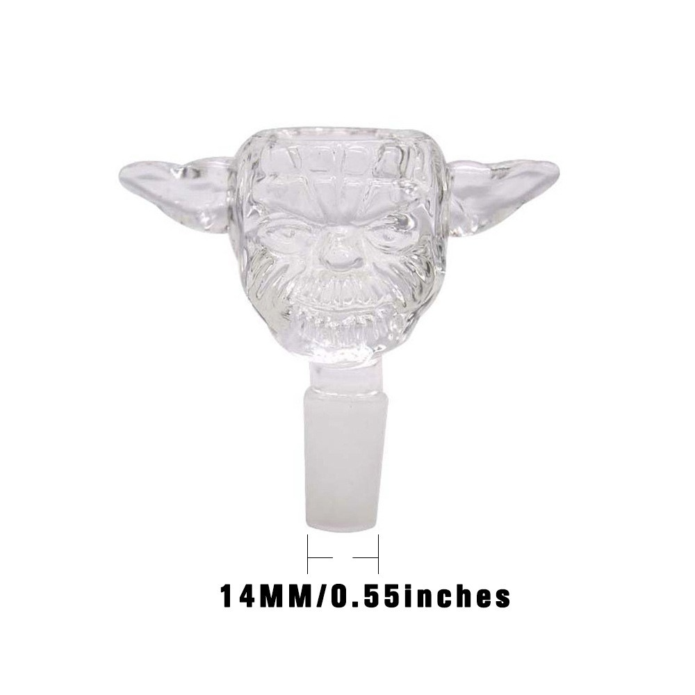 美國進口 Yoda Glass Bowl 限量尤達大師造型琉璃鍋頭