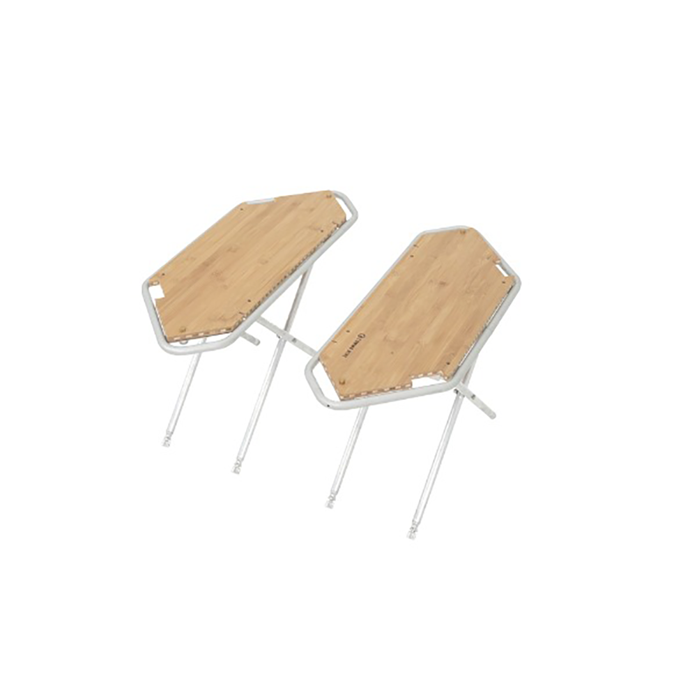 Comma Nine｜Lands 組合邊桌｜原木色