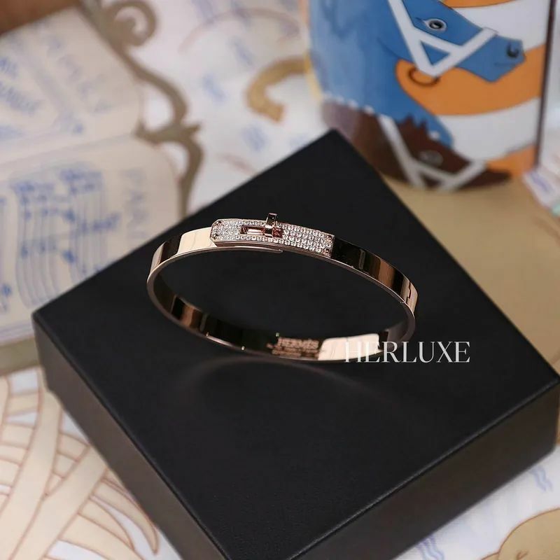 Kelly bracelet 61D 0.36ct CD SH ST 玫瑰金 半鑽手鐲