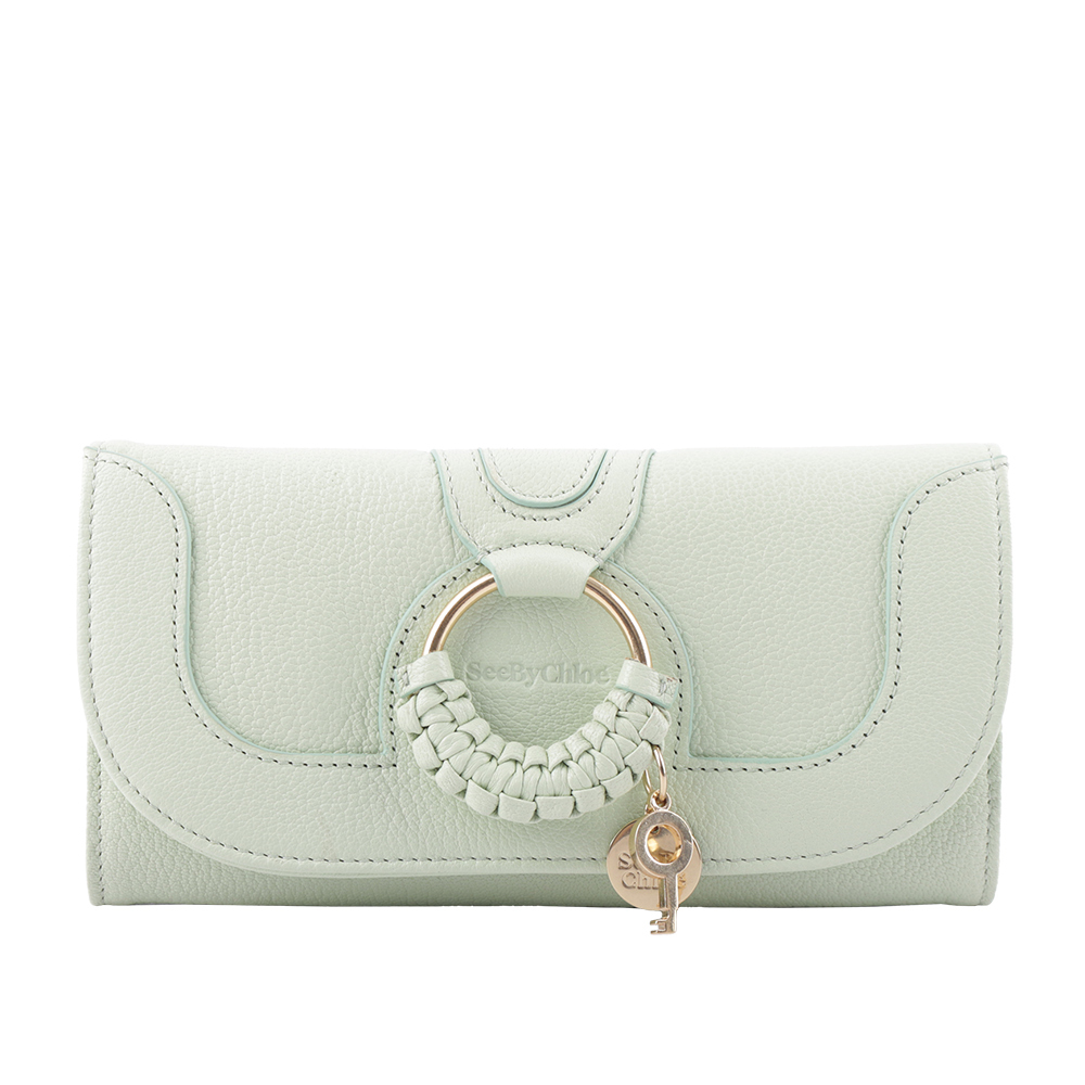 【See by Chloé】HANA系列壓釦翻蓋長夾