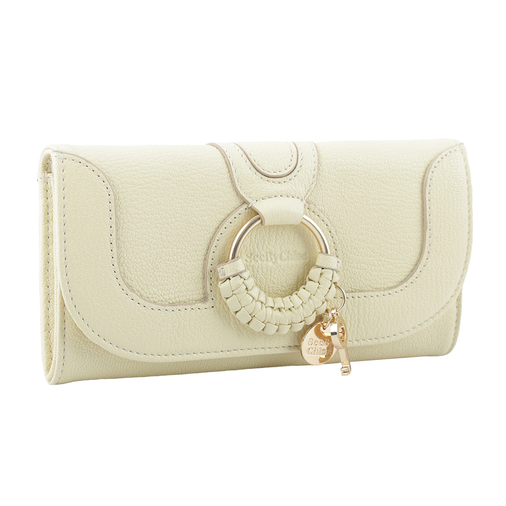 【See by Chloé】HANA系列壓釦翻蓋長夾