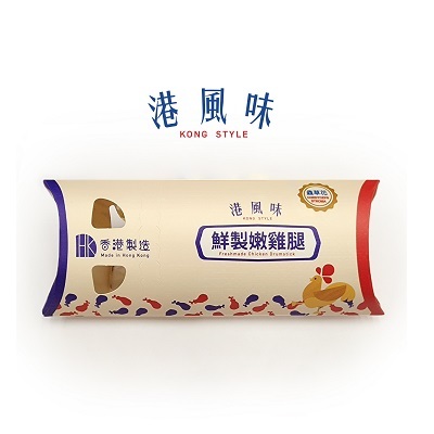 [香港製造] 港風味 KONG STYLE 鮮製嫩雞腿(蟲草花味) (只供狗用)