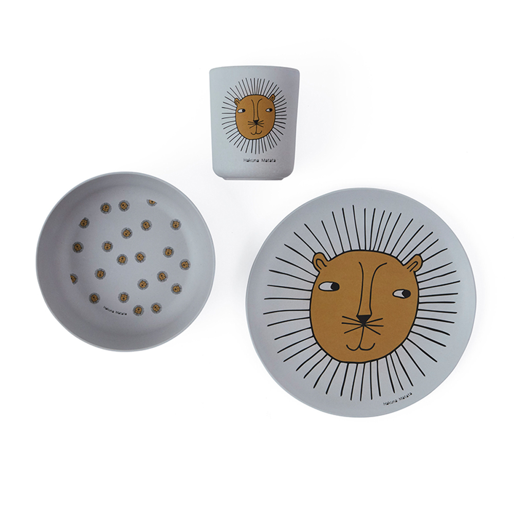 OYOY 竹纖維餐具組 / 獅子王