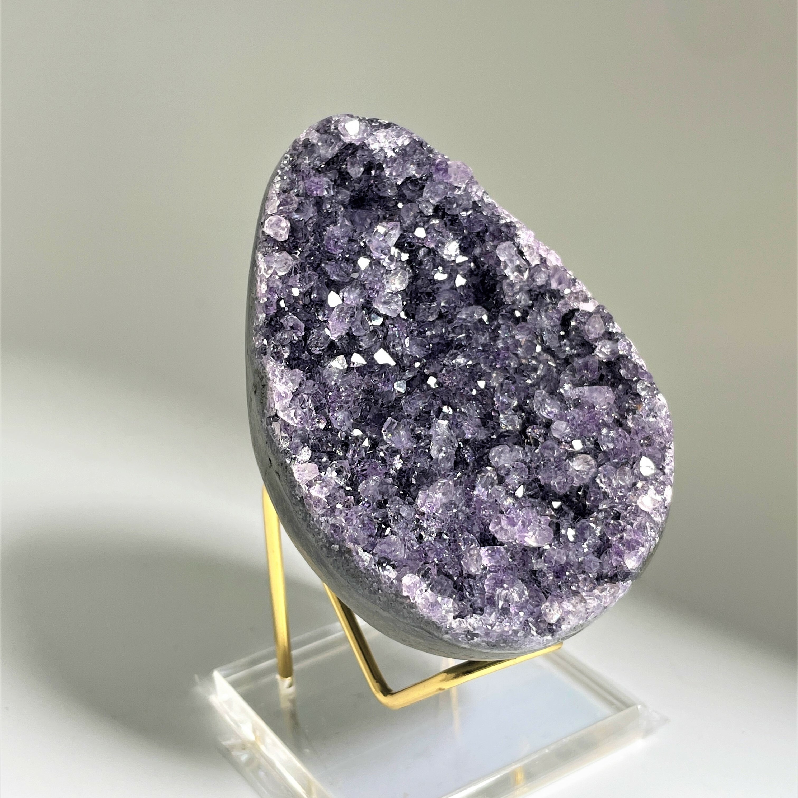 能量紫水晶+底座