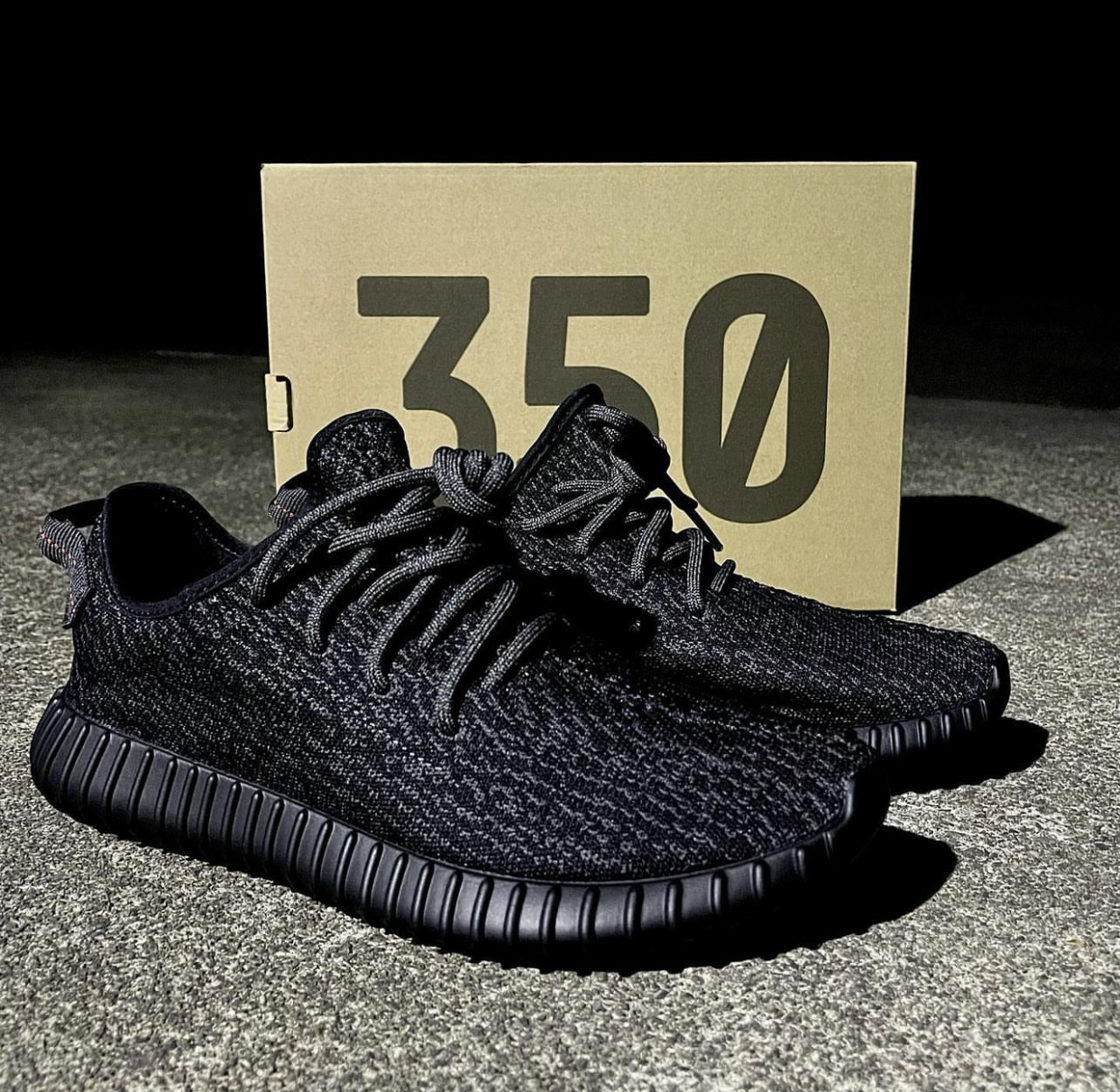 Yeezy 350 hot sale pirate black