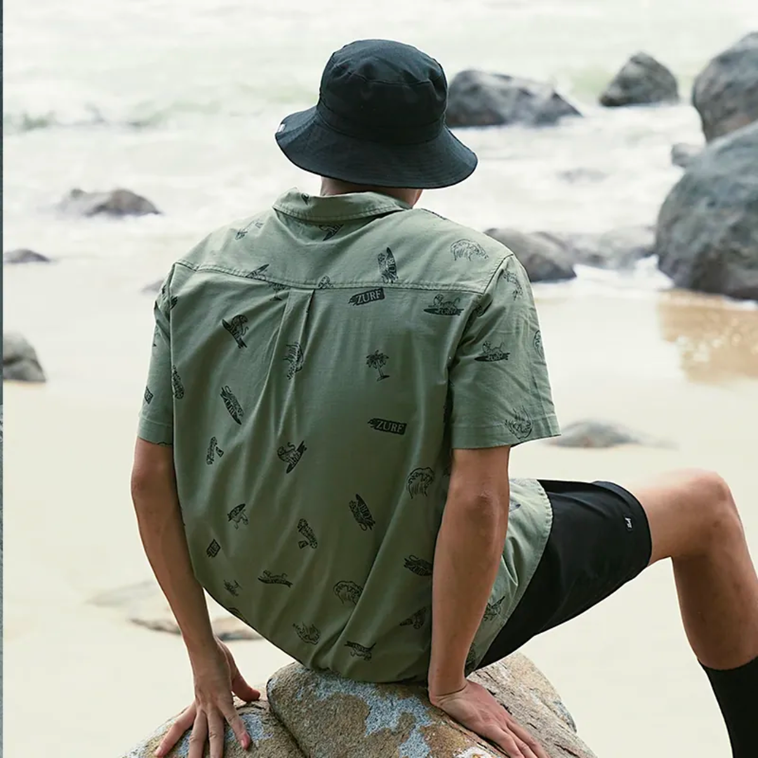 ▲Zurf 夏季衝浪度假夏威夷花襯衫 [ZT004]