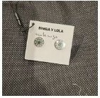 [S] BIMBAY SMALL EARRINGS,SILVER, 8445394124345 (SBY18)
