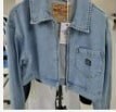 [S] WHO.A.U WOMEN'S DENIM JACKET,INDIGO, WHJED2333F-00-INDIGO (SWAU150)