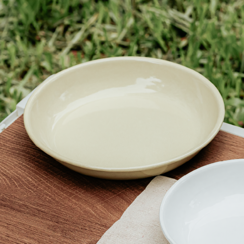 【仙德曼】露營琺瑯盤23cm (2入)