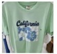 [S] WHO.A.U CALIFORNIA FLOWER SHIRRING SHORT SLEEVE TEE,MINT, WHRPD2624F-MINT (SWAU155)