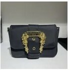 [S] VERSACE COUTURE 74VA4BFH ZS640 899 COUTURE 01 SMOOTH NYLON BAG,BLACK, 8052019145892 (SVC24)