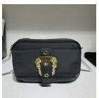 [S] VERSACE COUTURE 74VA4BFD ZS640 899 COUTURE 01 SMOOTH NYLON BAG,BLACK, 8052019145762 (SVC25)