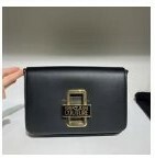 [S] VERSACE COUTURE 74VA4BR1 ZS85 899 LOGO TWIST SOFT PU BAG,BLACK, 8052019129205 [FINAL SALE] (SVC29)