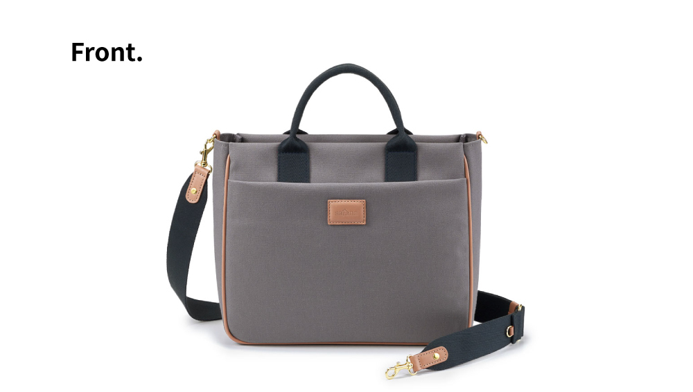 satana Urban Wander 漫享職人手提輕量斜背包 雲灰色 SFL0040-115