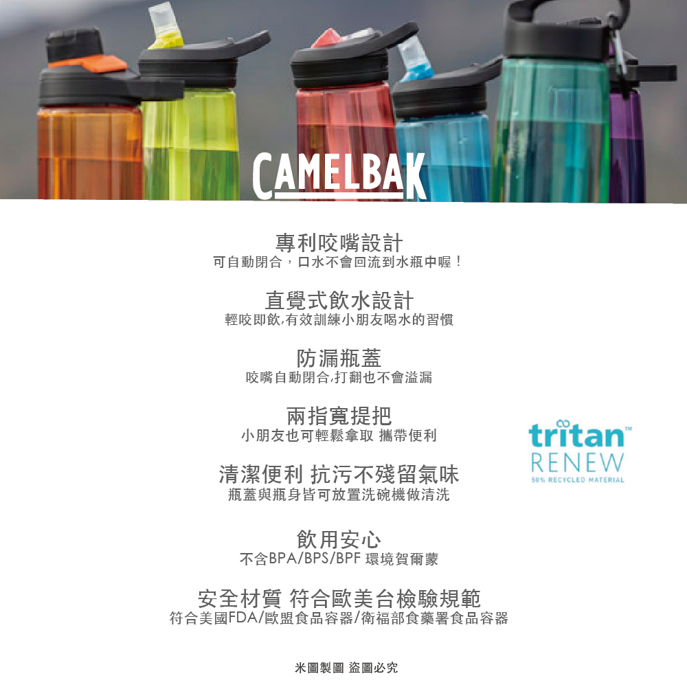 CAMELBAK eddy+ Renew Tritan