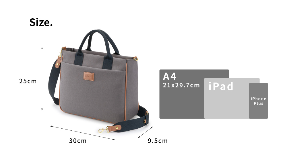 satana Urban Wander 漫享職人手提輕量斜背包 雲灰色 SFL0040-115