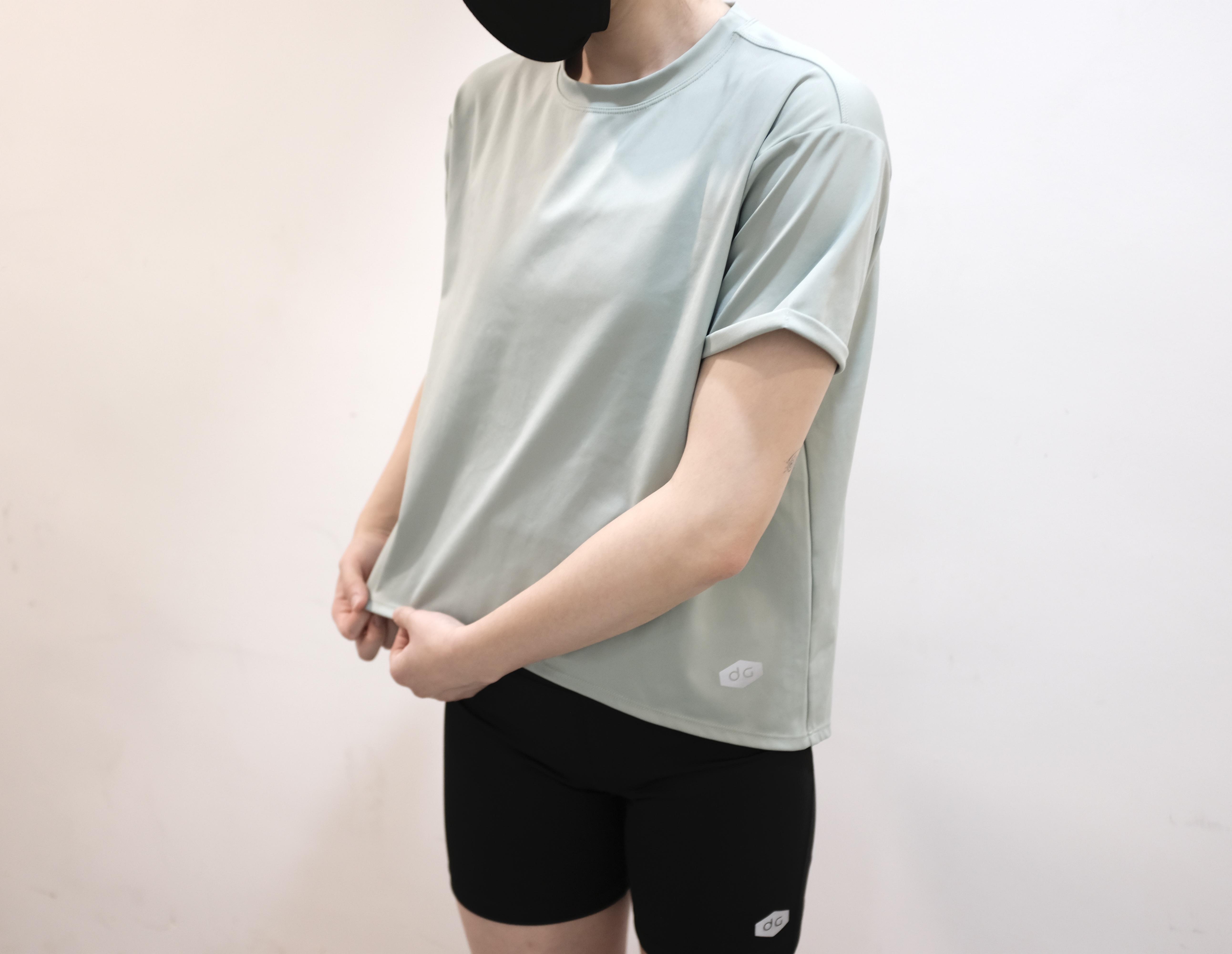 女子訓練休閒T-shirt (蘋果綠色)