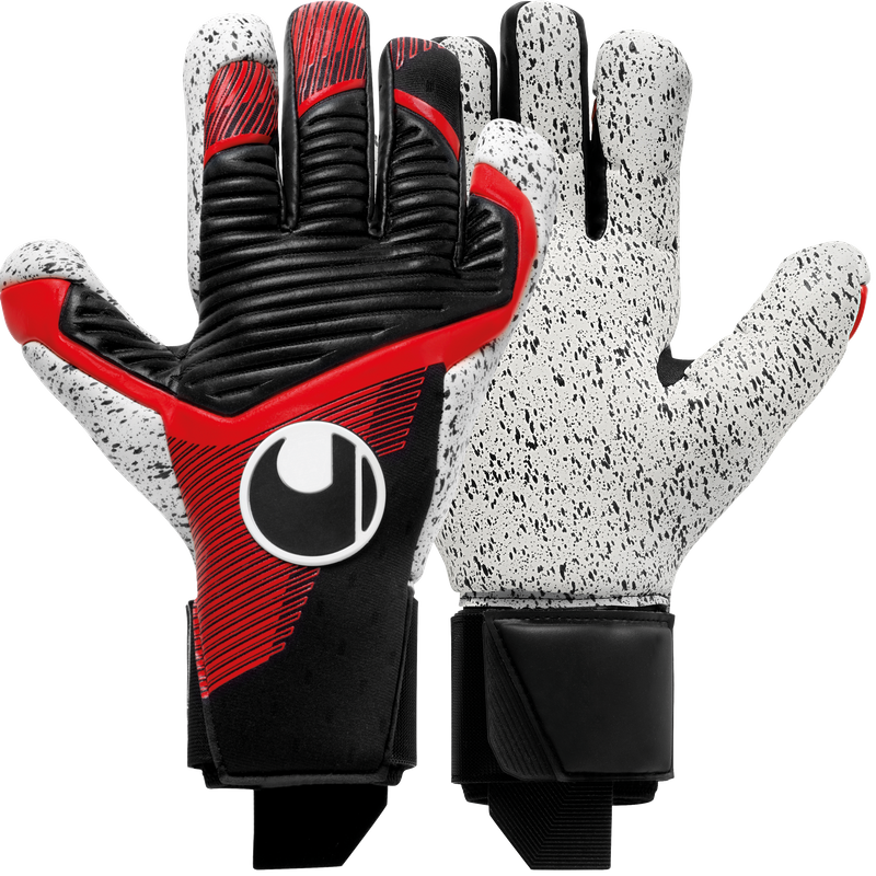 UHLSPORT SPEED CONTACT POWERLINE SUPERGRIP+ HN 紅黑色 龍門手套(頂級之選)