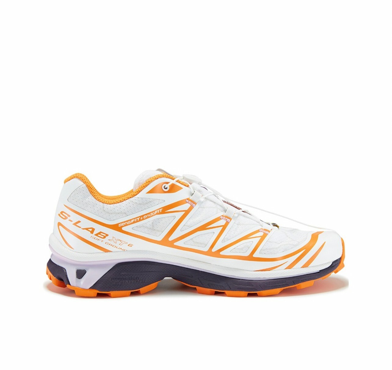 代購 KOLON SPORT x Salomon 機能 戶外功能鞋 潮流 跑步鞋 橙紫白 JUN-