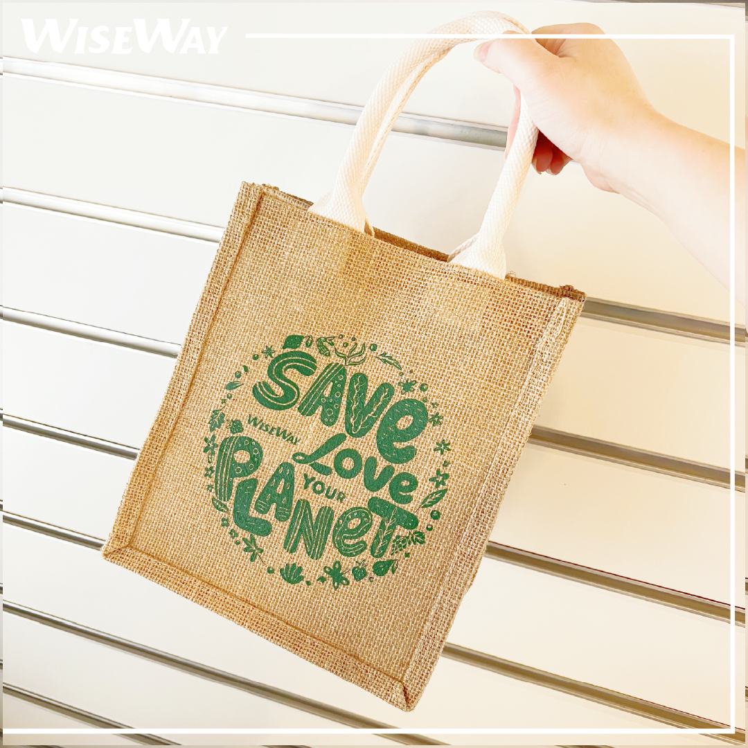 黃麻袋 印花圖案手挽袋 粗布亞麻袋 手提袋 單肩包 手袋  沙灘袋 返學袋 Jute Tote Bag 午餐袋 環保袋  飯盒袋 購物袋 禮物袋