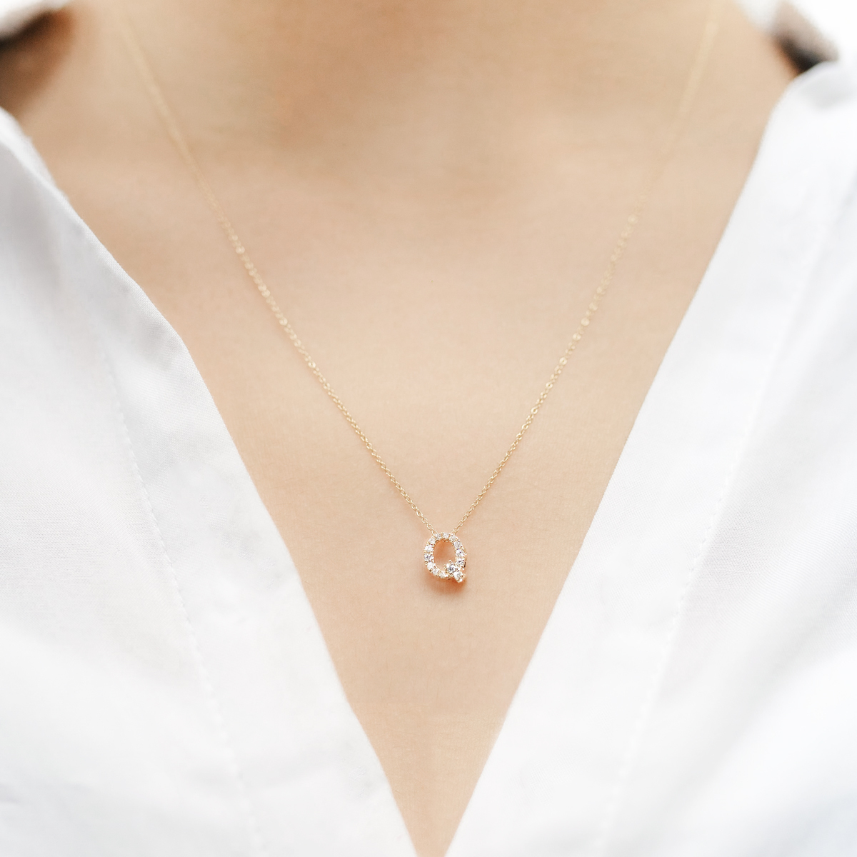 Q - Alphabet Necklace