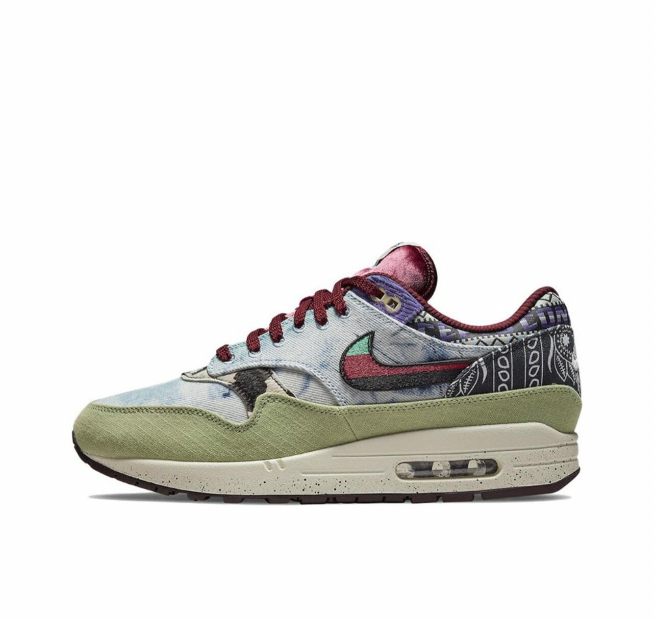 代購CONCEPTS x Nike Air Max 1sp "mellow" 腰果花 跑步鞋 藍綠 JUN