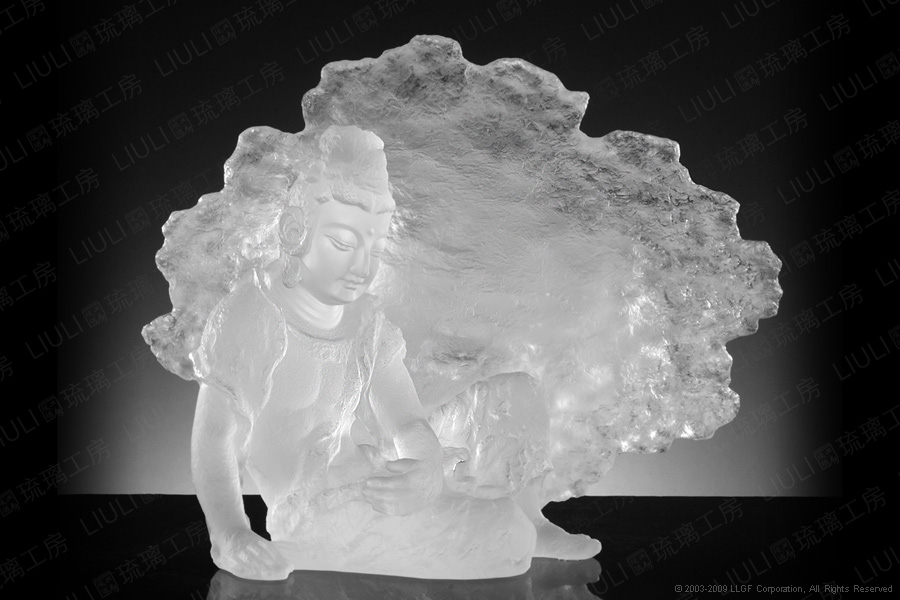 琉璃工房LIULI 如意自在坐(佛像)