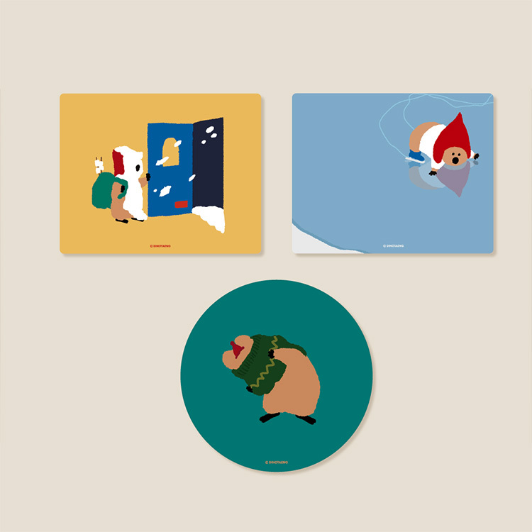 【Dinotaeng】Quokka's Winter Troubles Mousepad 滑鼠墊