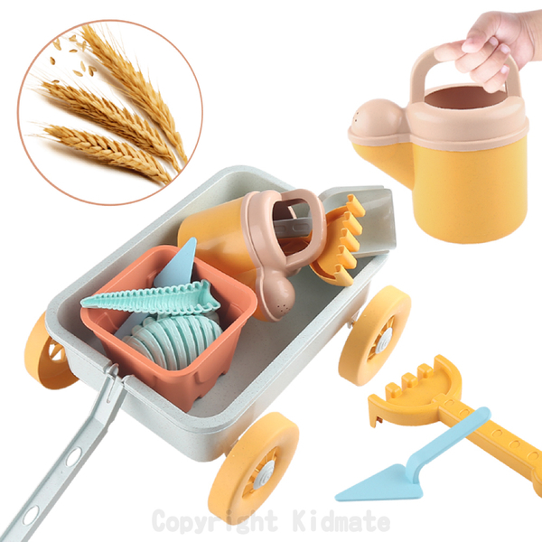 《 KIDMATE 》 環保麥稈推車城堡套裝(13件)