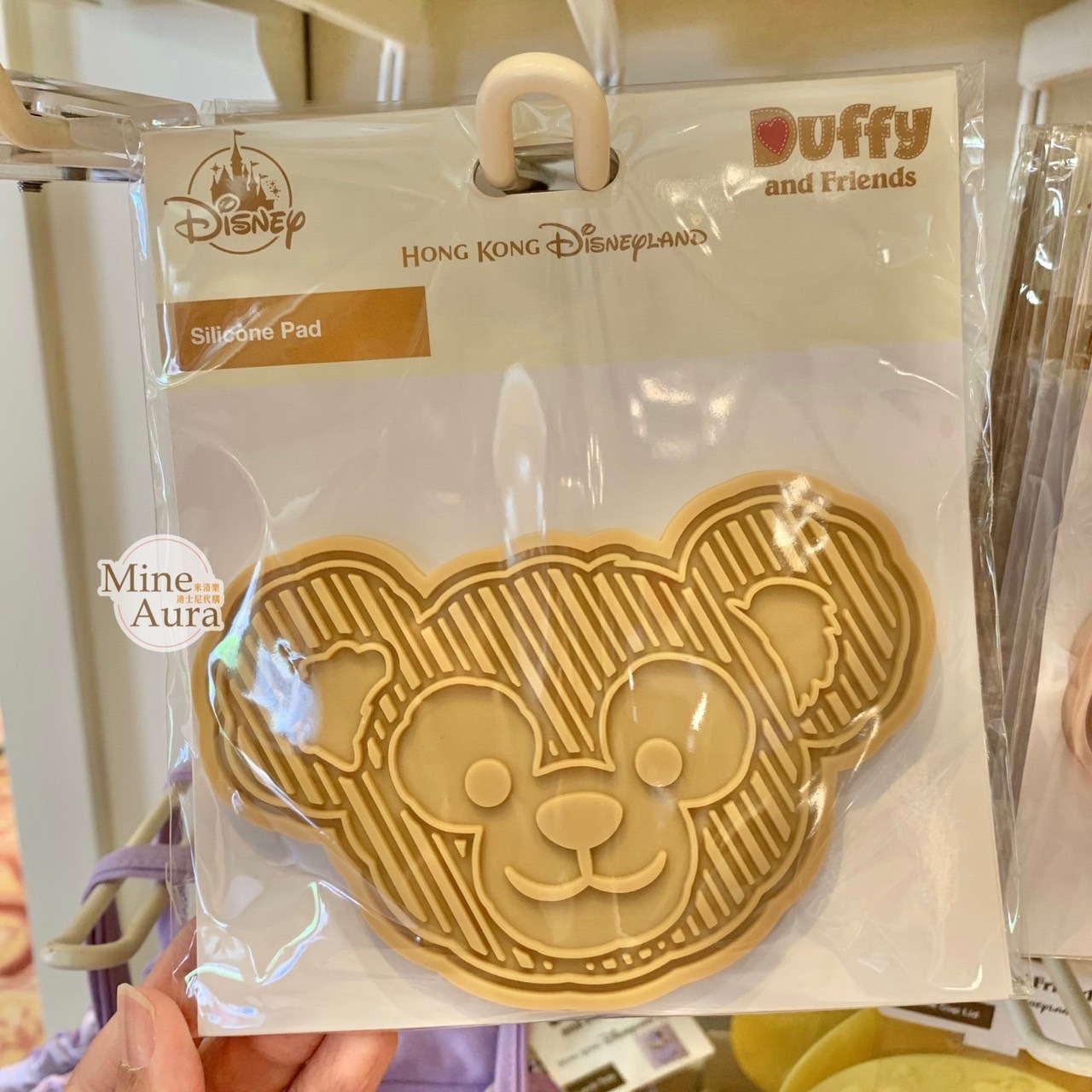 達菲 Duffy 大頭 造型 矽膠墊 -香港迪士尼樂園