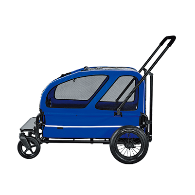 日本AirBuggy Carriage 大型犬 高級寵物手推車 50kg以上 - 藍色