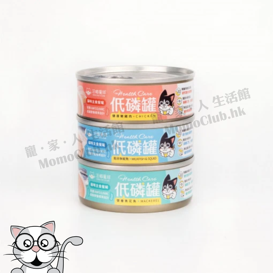 汪喵星球 - 低磷低蛋白主食 腎臟罐 (健康嫩雞肉) 80g