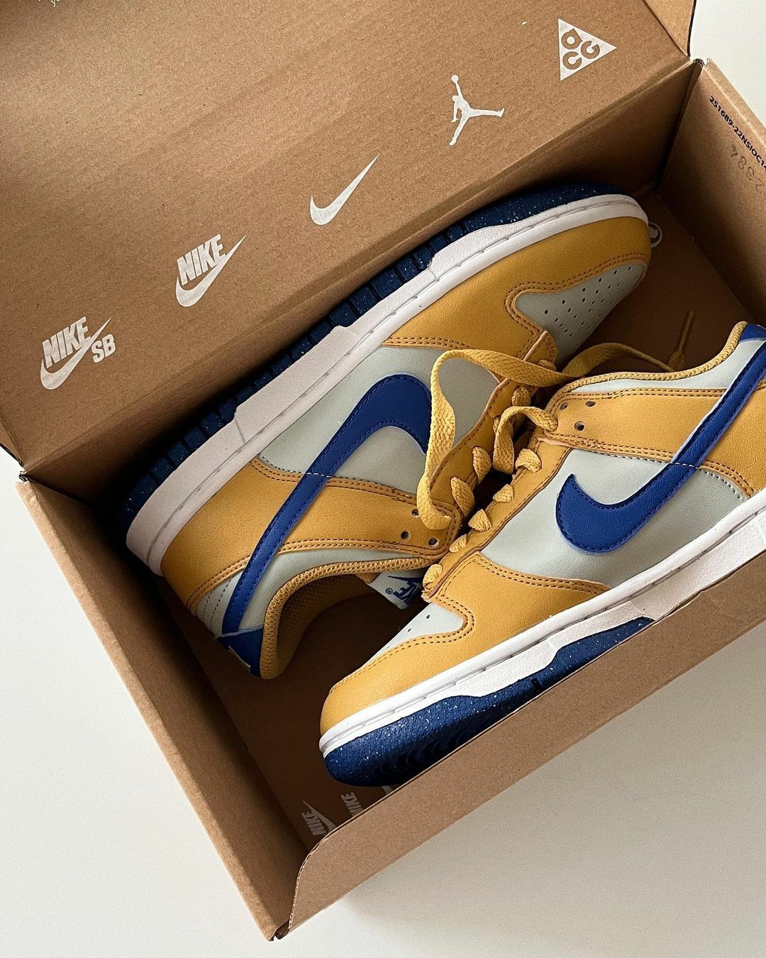 Nike Dunk Low Next Nature 稻麥黃 芥末黃 黃色 藍勾 休閒鞋 DN1431-700