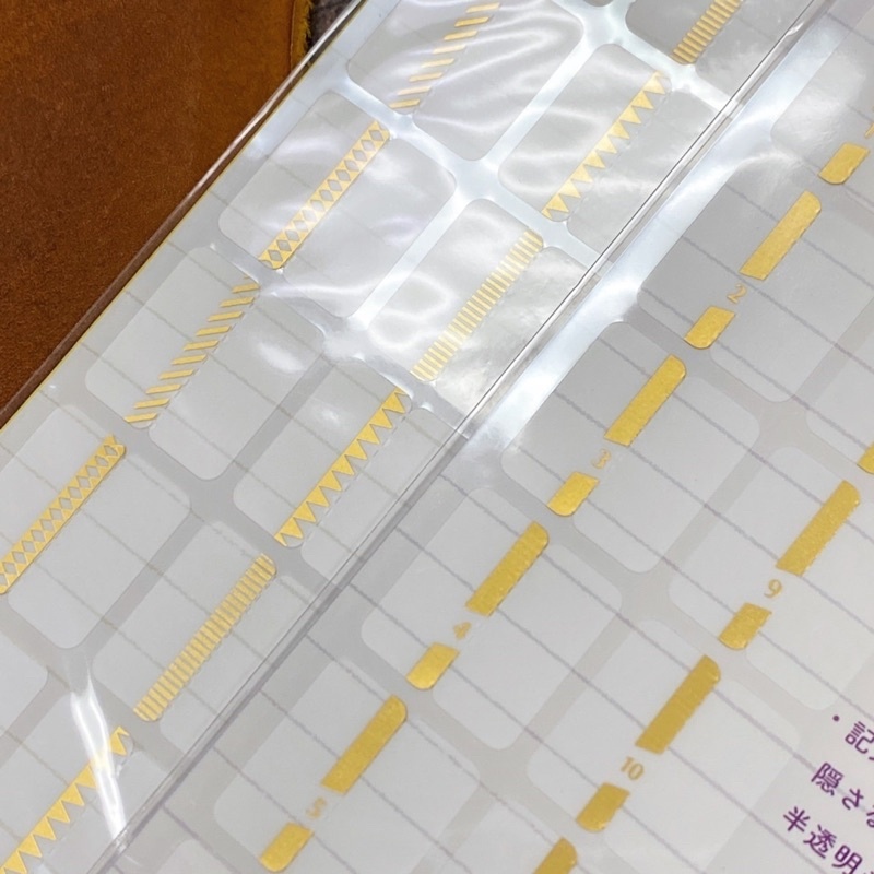 MIDORI 手帳索引貼