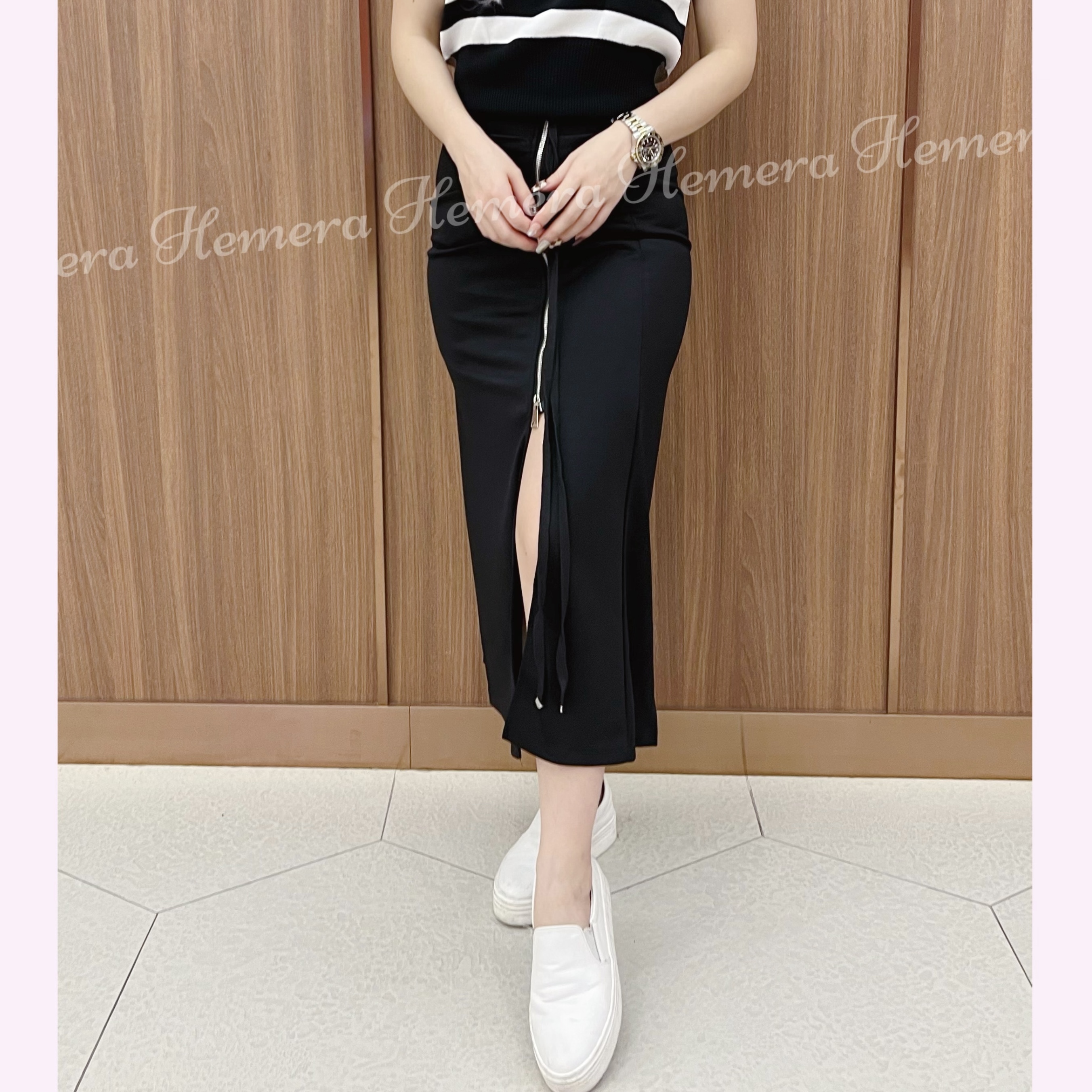 SK23W0621 側開叉半身裙