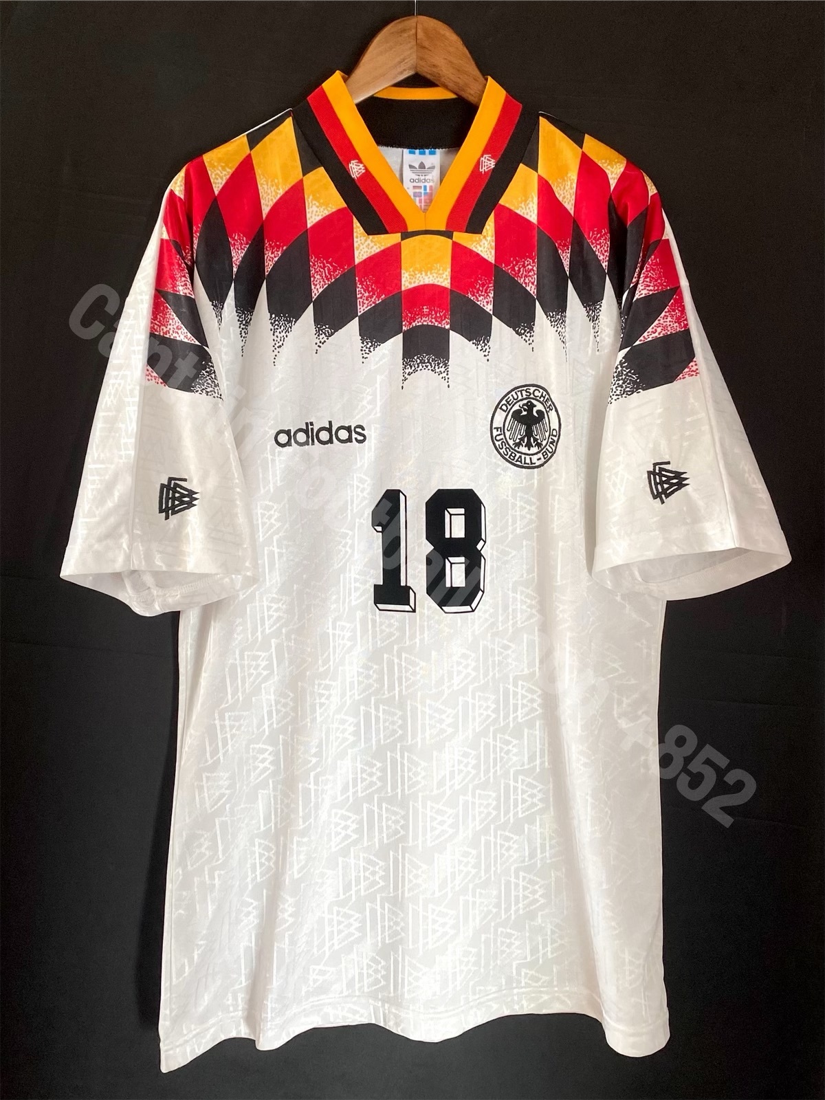 德國 1994 世界杯 Adidas 主場球衣 #18 KLINSMANN