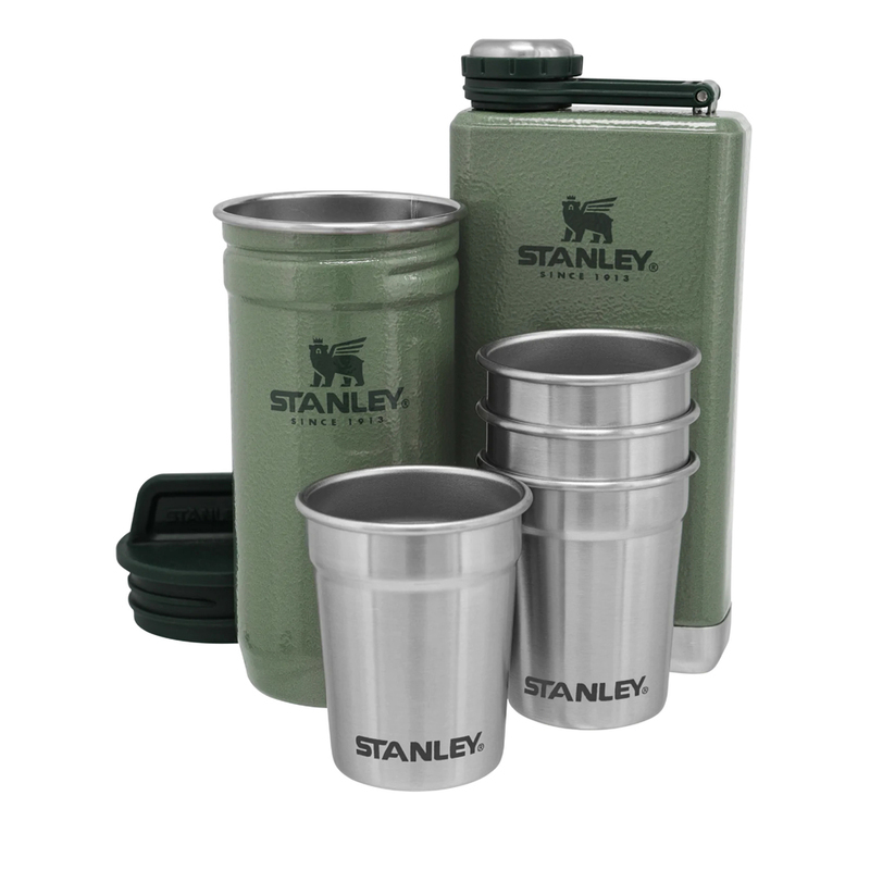 STANLEY 冒險系列 寬口酒壺組 / 錘紋綠