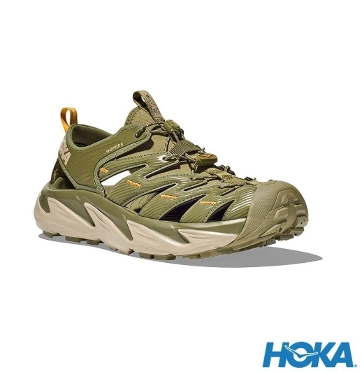 HOKA ONE ONE 男 Hopara 健行涼鞋 休閒 戶外 酪梨綠/牛津卡其 JUN-