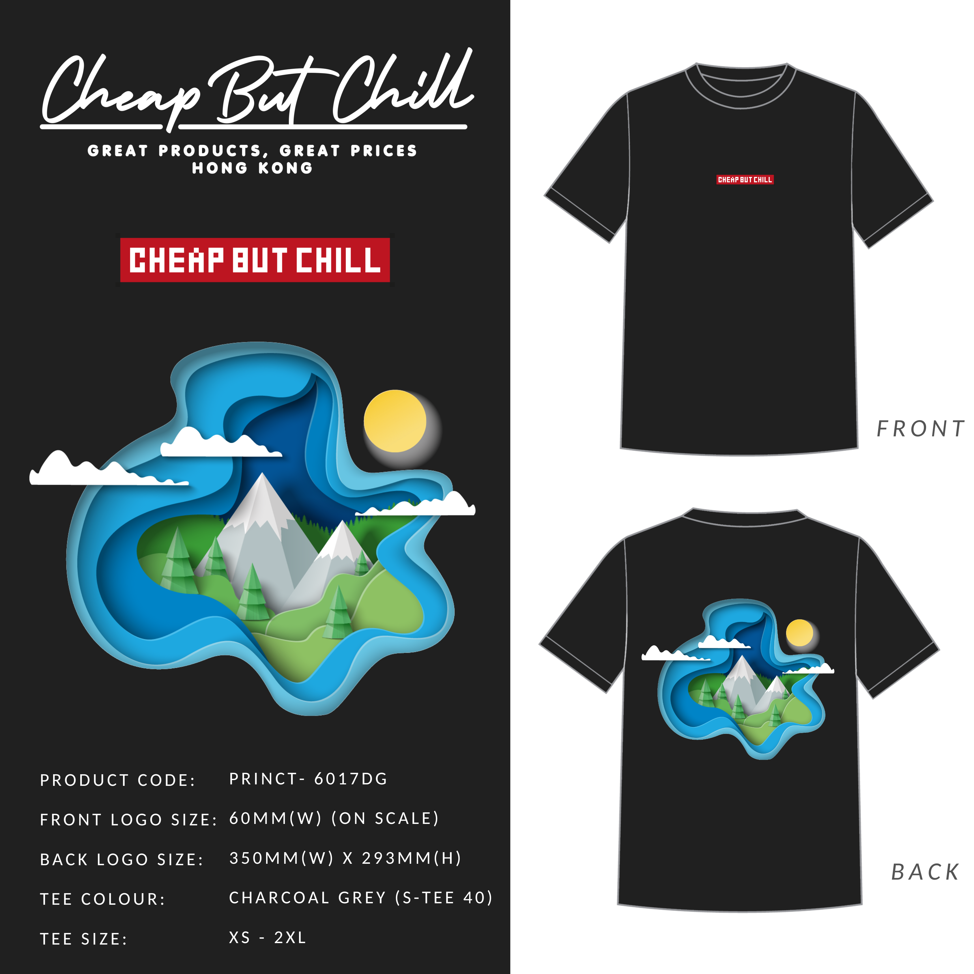 SOLD OUT ✦ CheapbutChill x ddann_tattoo - Cloudy Tee
