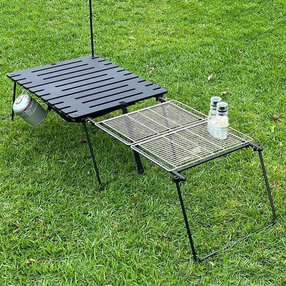 hxo Design 輕量版折疊木條桌-暗黑色