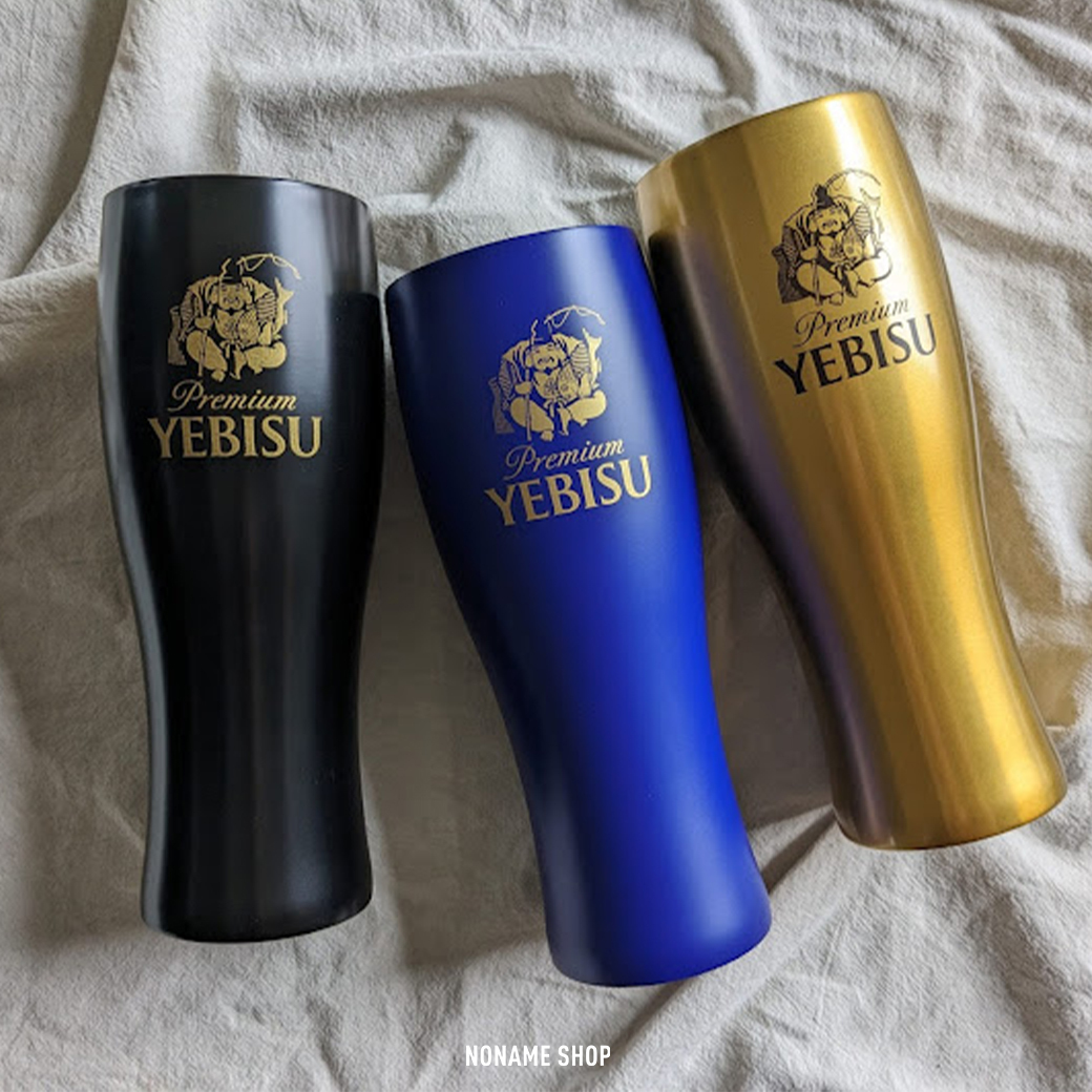 YEBISU 惠比壽 日本知名啤酒品牌 真空 限量 保溫杯 三色