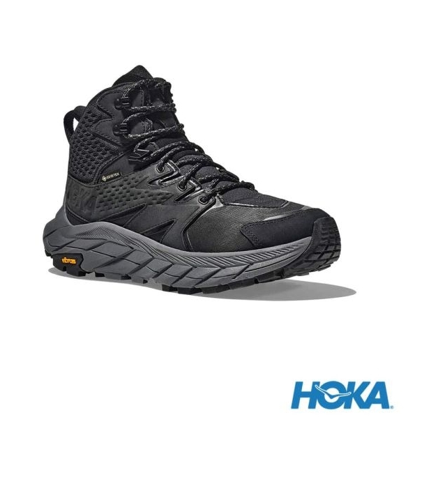 HOKA ONE ONE 男 Anacapa Mid Goretex 防水 登山鞋 黑 JUN-