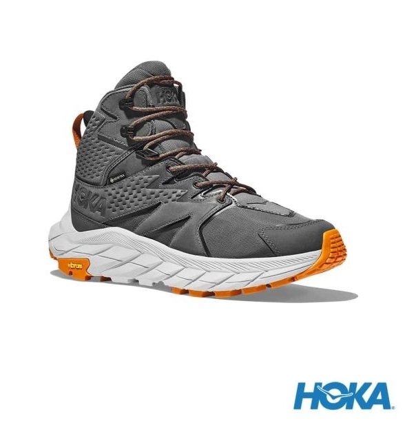 HOKA ONE ONE 男 Anacapa 中筒 Goretex 登山鞋 城堡岩灰/迷霧灰 JUN-