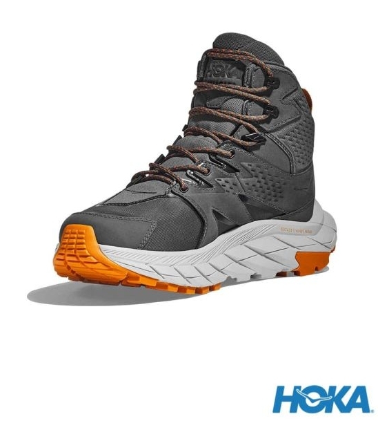 HOKA ONE ONE 男 Anacapa 中筒 Goretex 登山鞋 城堡岩灰/迷霧灰 JUN-