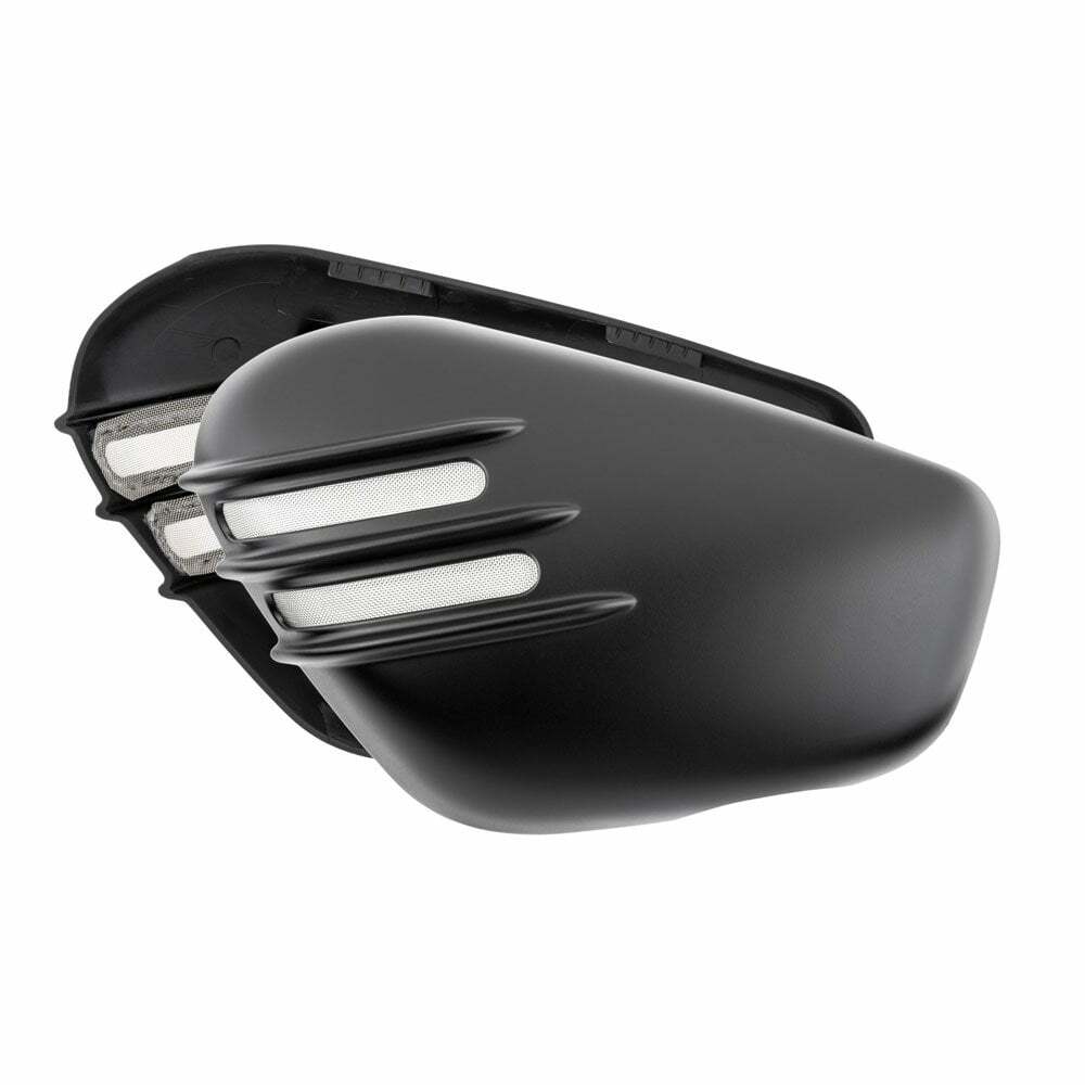 Motone 水冷 Bobber專用 側蓋 鰭片 消光黑